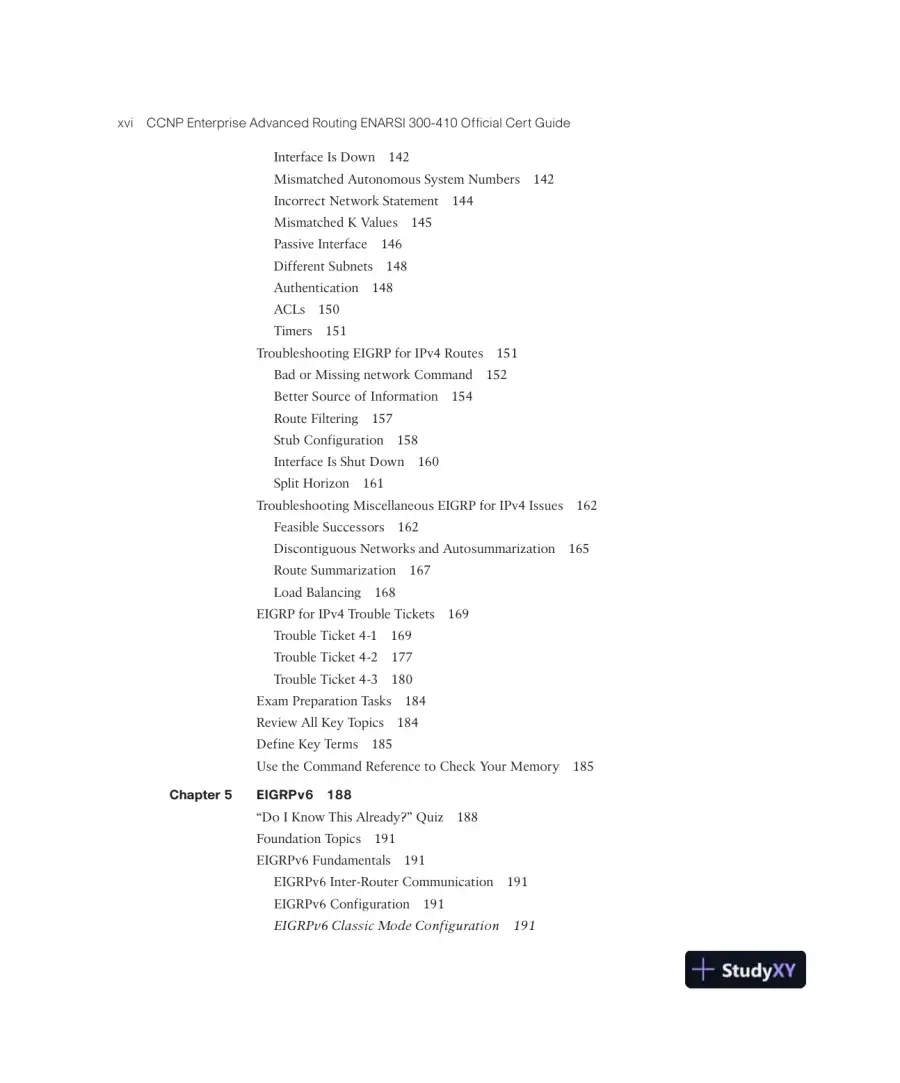 CCNP Enterprise Advanced Routing ENARSI 300-410 Official Cert Guide (2023), page 18