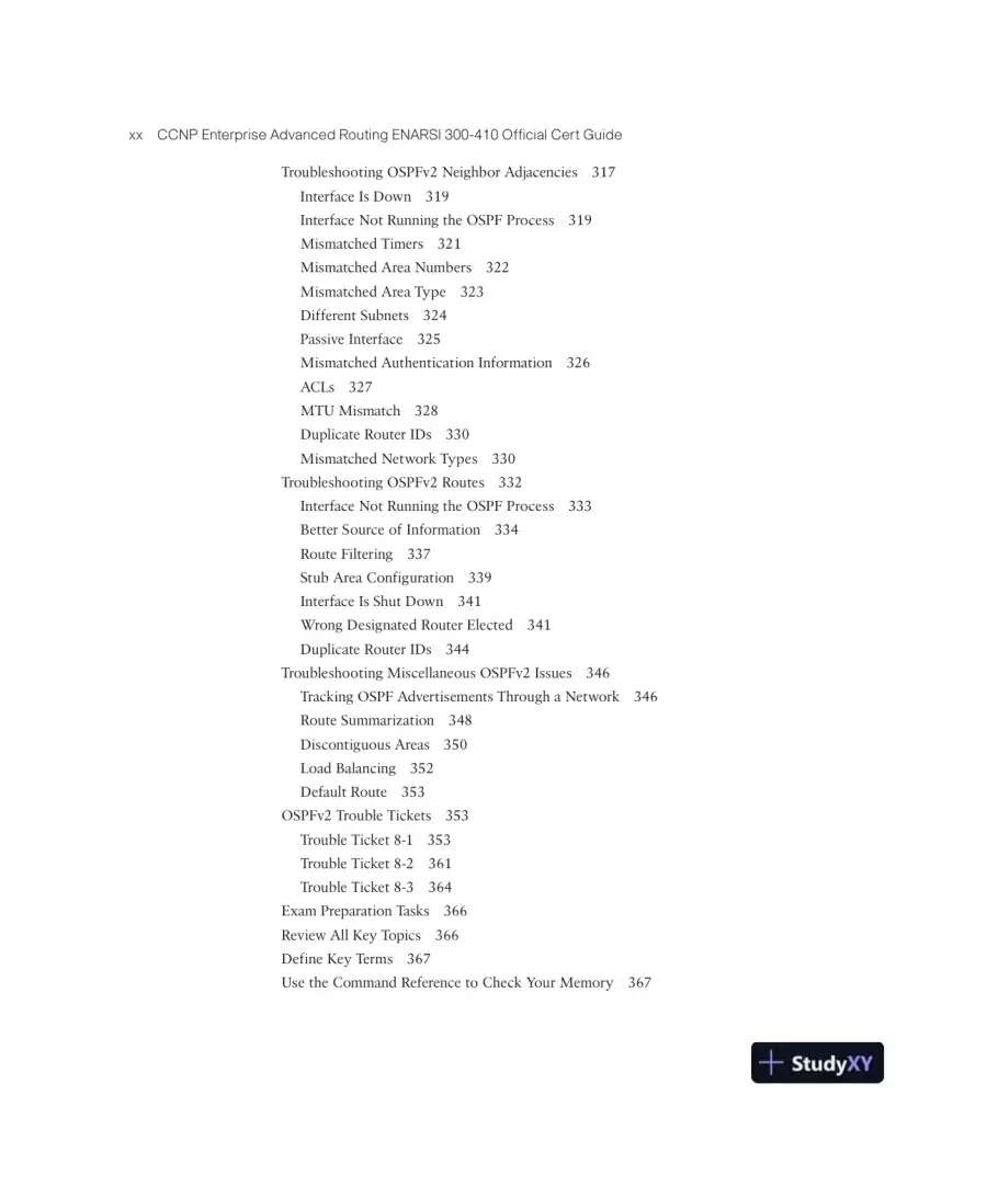 CCNP Enterprise Advanced Routing ENARSI 300-410 Official Cert Guide (2023), page 22