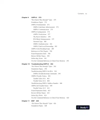 CCNP Enterprise Advanced Routing ENARSI 300-410 Official Cert Guide (2023) - Page 23 preview image