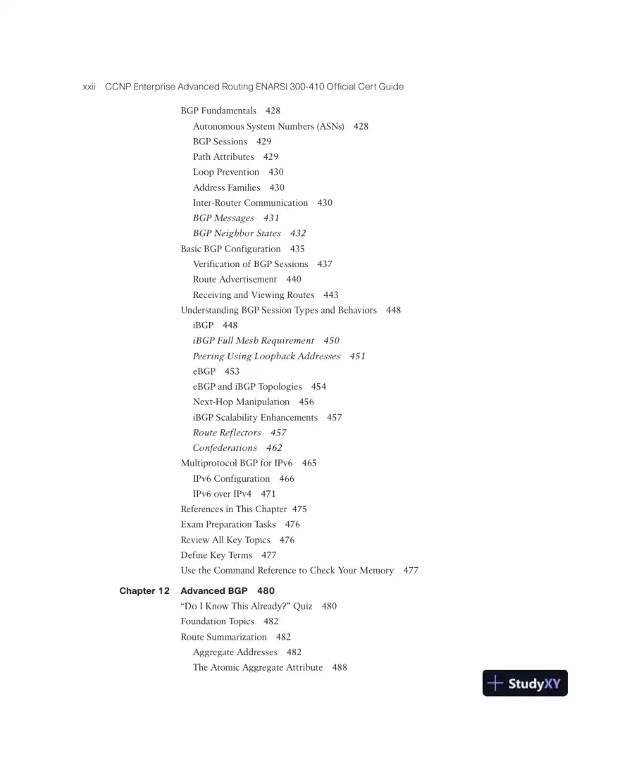 CCNP Enterprise Advanced Routing ENARSI 300-410 Official Cert Guide (2023), page 24