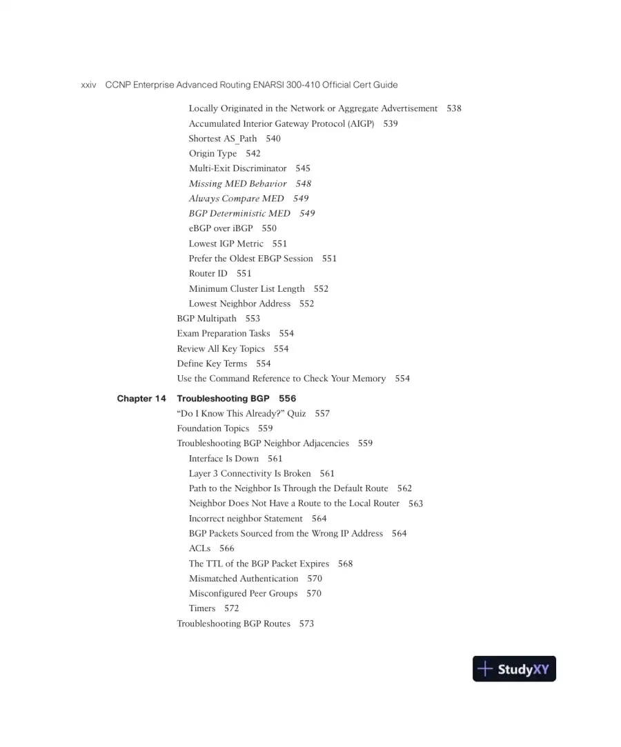 CCNP Enterprise Advanced Routing ENARSI 300-410 Official Cert Guide (2023), page 26