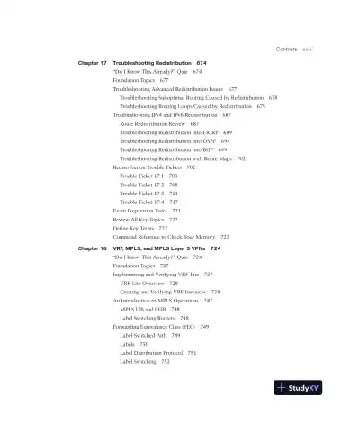 CCNP Enterprise Advanced Routing ENARSI 300-410 Official Cert Guide (2023) - Page 29 preview image