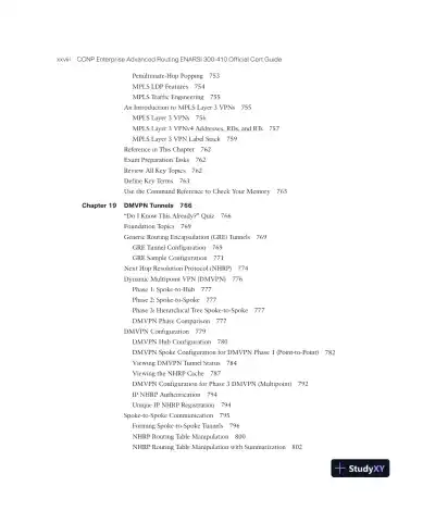 CCNP Enterprise Advanced Routing ENARSI 300-410 Official Cert Guide (2023) - Page 30 preview image