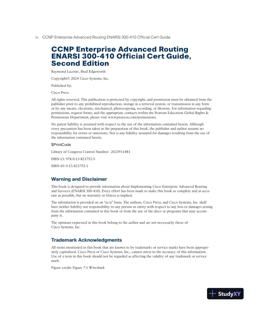CCNP Enterprise Advanced Routing ENARSI 300-410 Official Cert Guide (2023), page 6