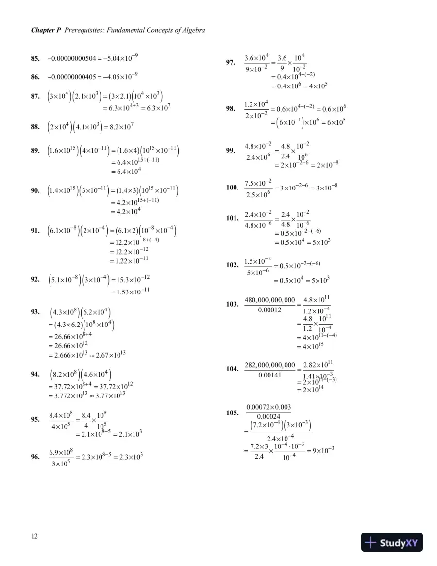 Solution Manual for Precalculus, 6th Edition, page 15