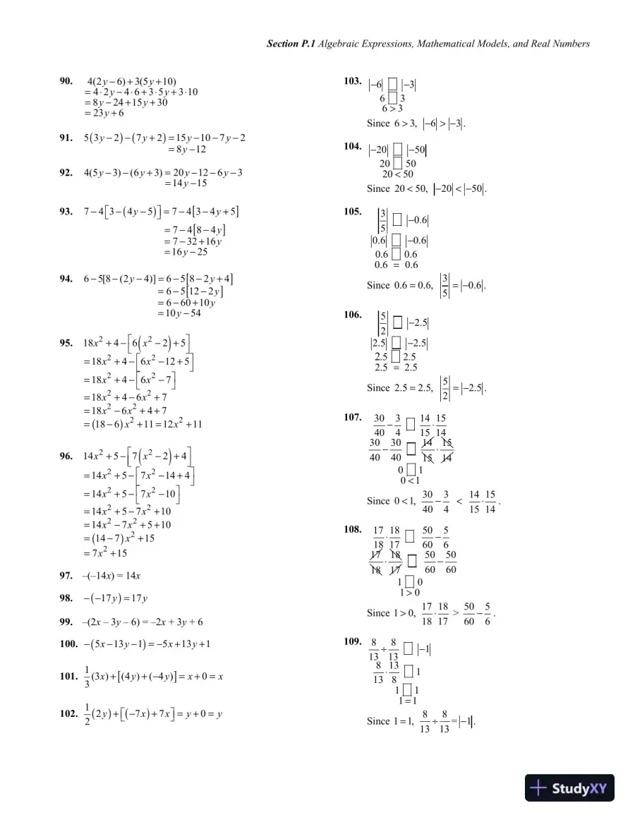 Solution Manual for Precalculus, 6th Edition, page 8