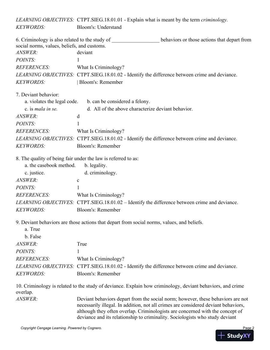 Criminology: Theories, Patterns and Typologies 13th Edition Test Bank, page 3
