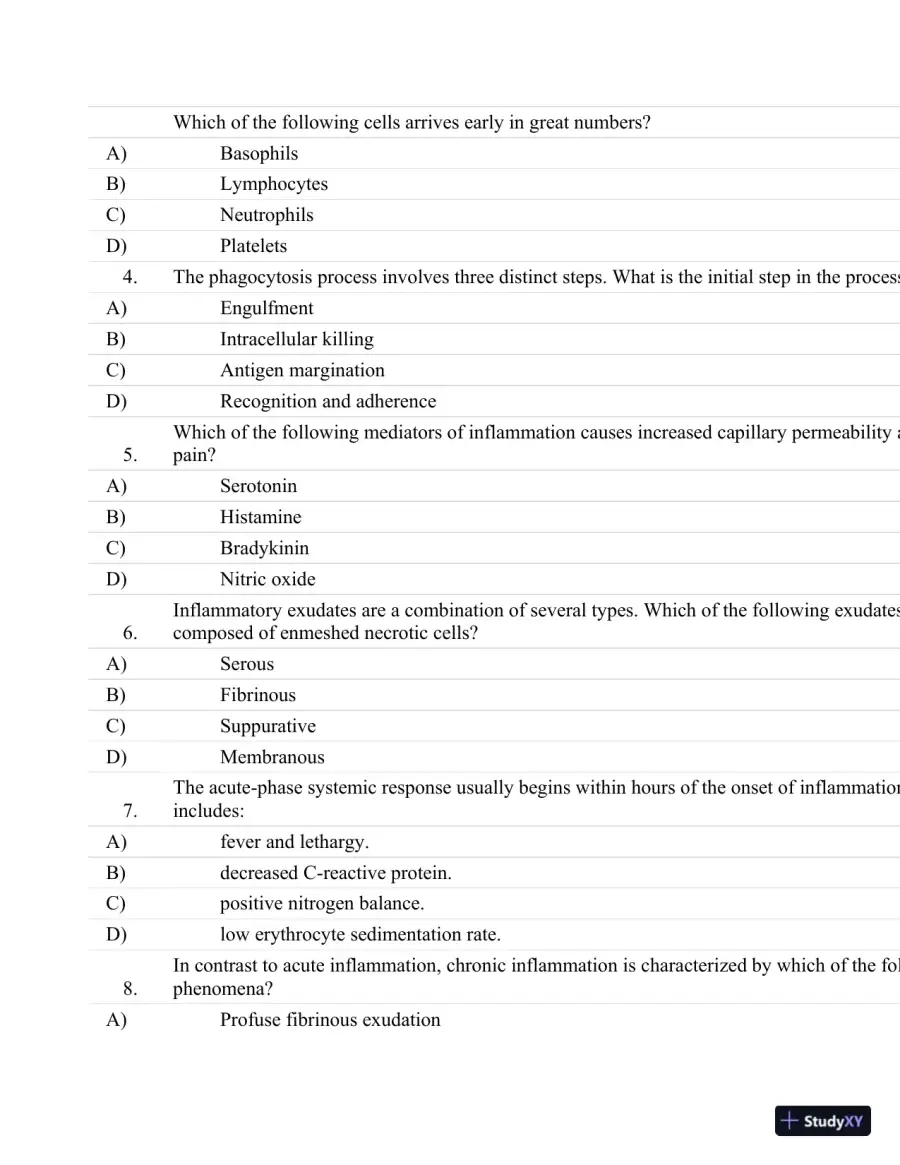 Test Bank For Essentials Of Pathophysiology: Concepts Of Altered Health States Third, North American Edition, page 12