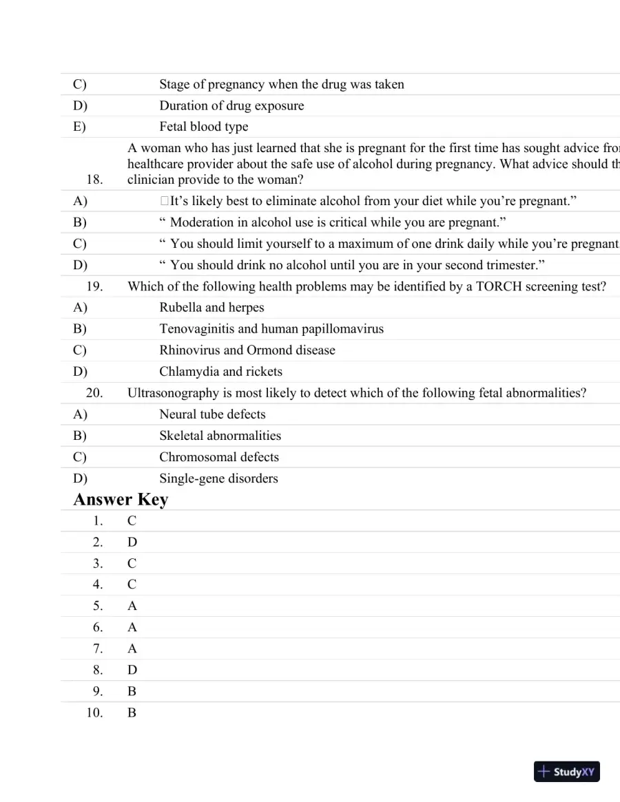 Test Bank For Essentials Of Pathophysiology: Concepts Of Altered Health States Third, North American Edition, page 27