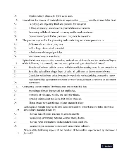 Test Bank For Essentials Of Pathophysiology: Concepts Of Altered Health States Third, North American Edition - Page 3 preview image