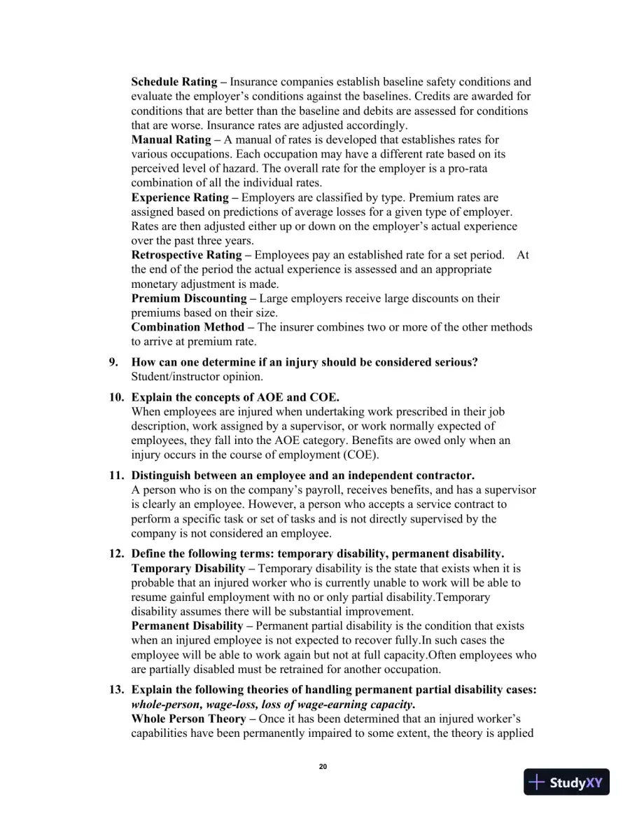 Solution Manual for Occupational Safety and Health for Technologists, Engineers, and Managers, 9th Edition, page 24