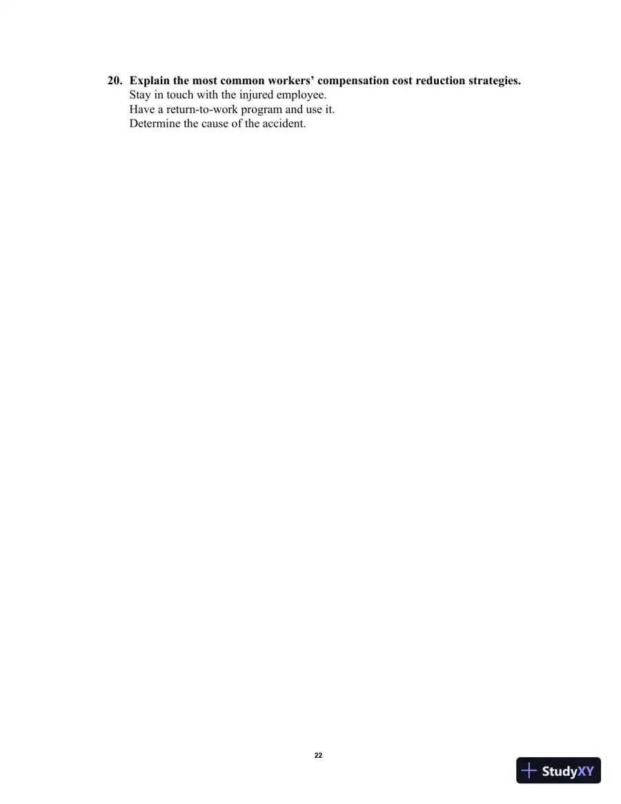 Solution Manual for Occupational Safety and Health for Technologists, Engineers, and Managers, 9th Edition, page 26