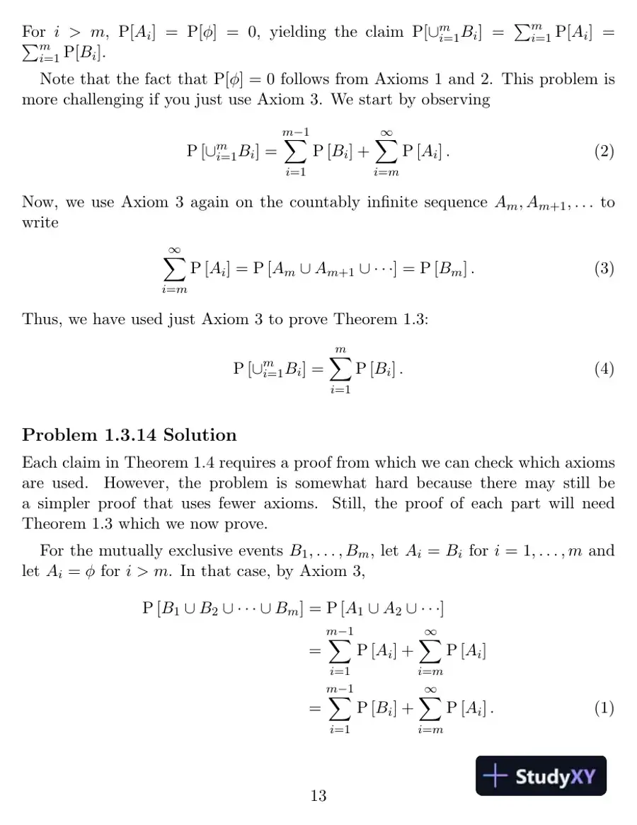 Probability And Stochastic Processes : A Friendly Introduction For Electrical And Computer Engineers, 3rd Edition Solution Manual, page 14