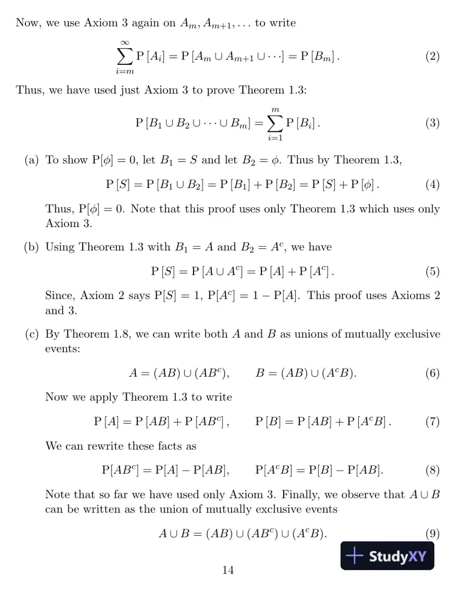 Probability And Stochastic Processes : A Friendly Introduction For Electrical And Computer Engineers, 3rd Edition Solution Manual, page 15