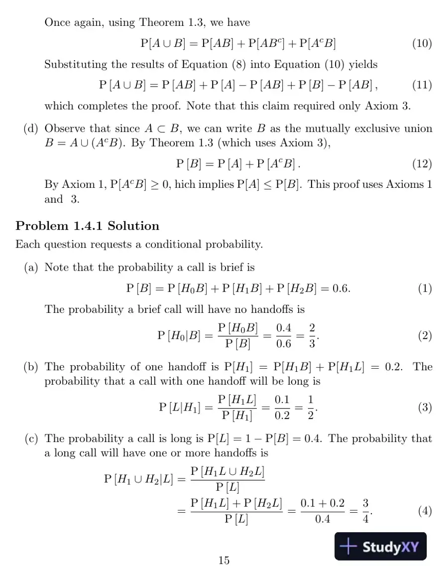 Probability And Stochastic Processes : A Friendly Introduction For Electrical And Computer Engineers, 3rd Edition Solution Manual, page 16
