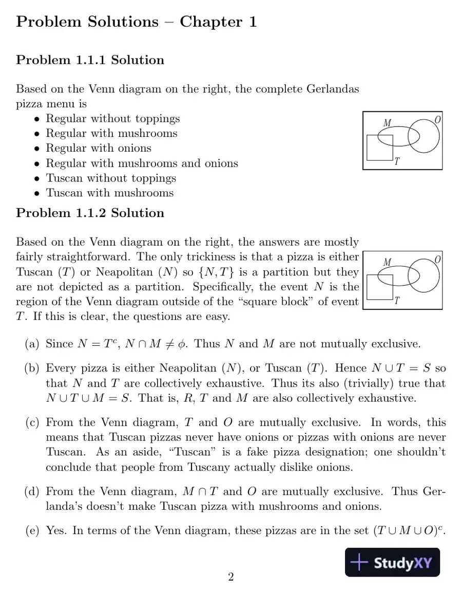 Probability And Stochastic Processes : A Friendly Introduction For Electrical And Computer Engineers, 3rd Edition Solution Manual, page 3