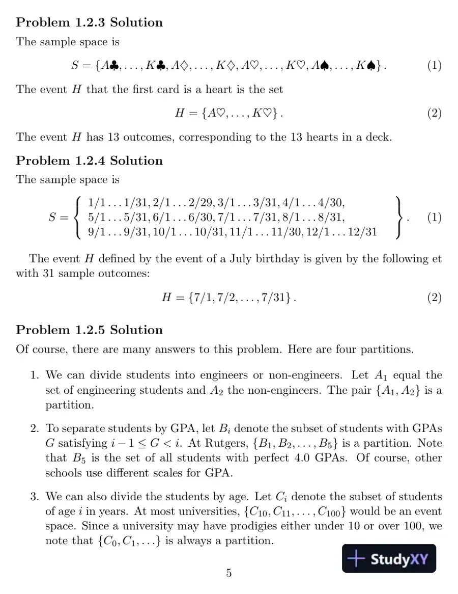 Probability And Stochastic Processes : A Friendly Introduction For Electrical And Computer Engineers, 3rd Edition Solution Manual, page 6