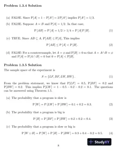Probability And Stochastic Processes : A Friendly Introduction For Electrical And Computer Engineers, 3rd Edition Solution Manual - Page 9 preview image