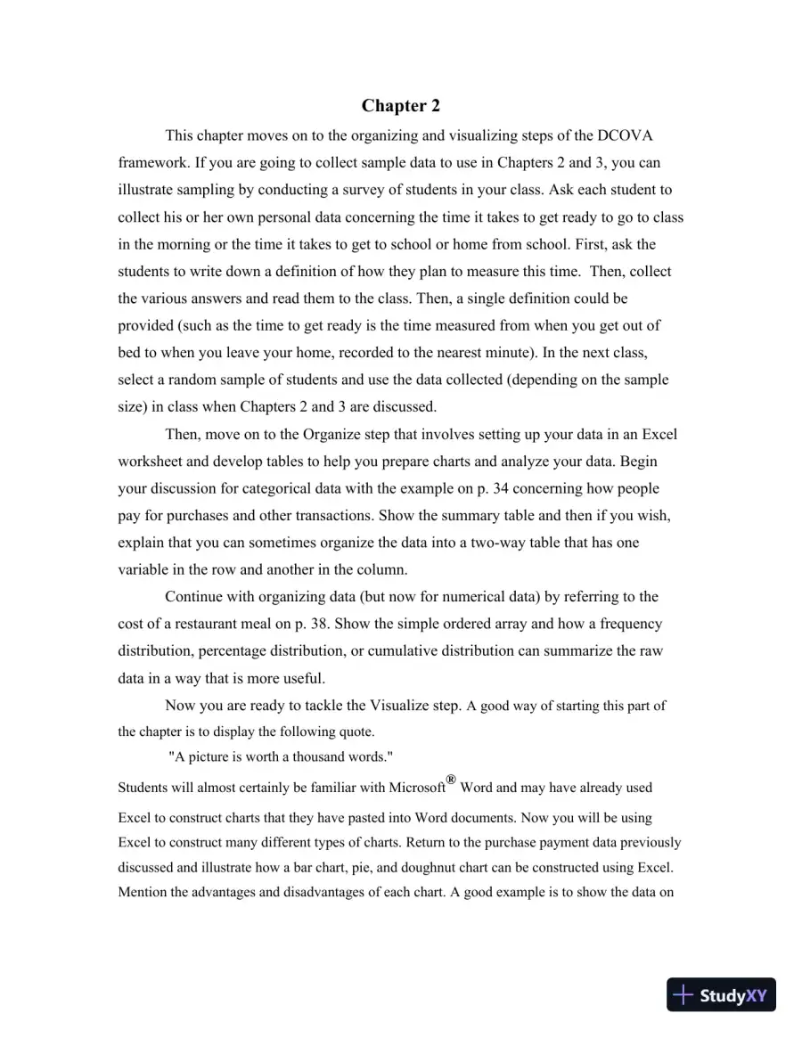 Statistics for Managers Using Microsoft Excel 8th Edition Solution Manual, page 11