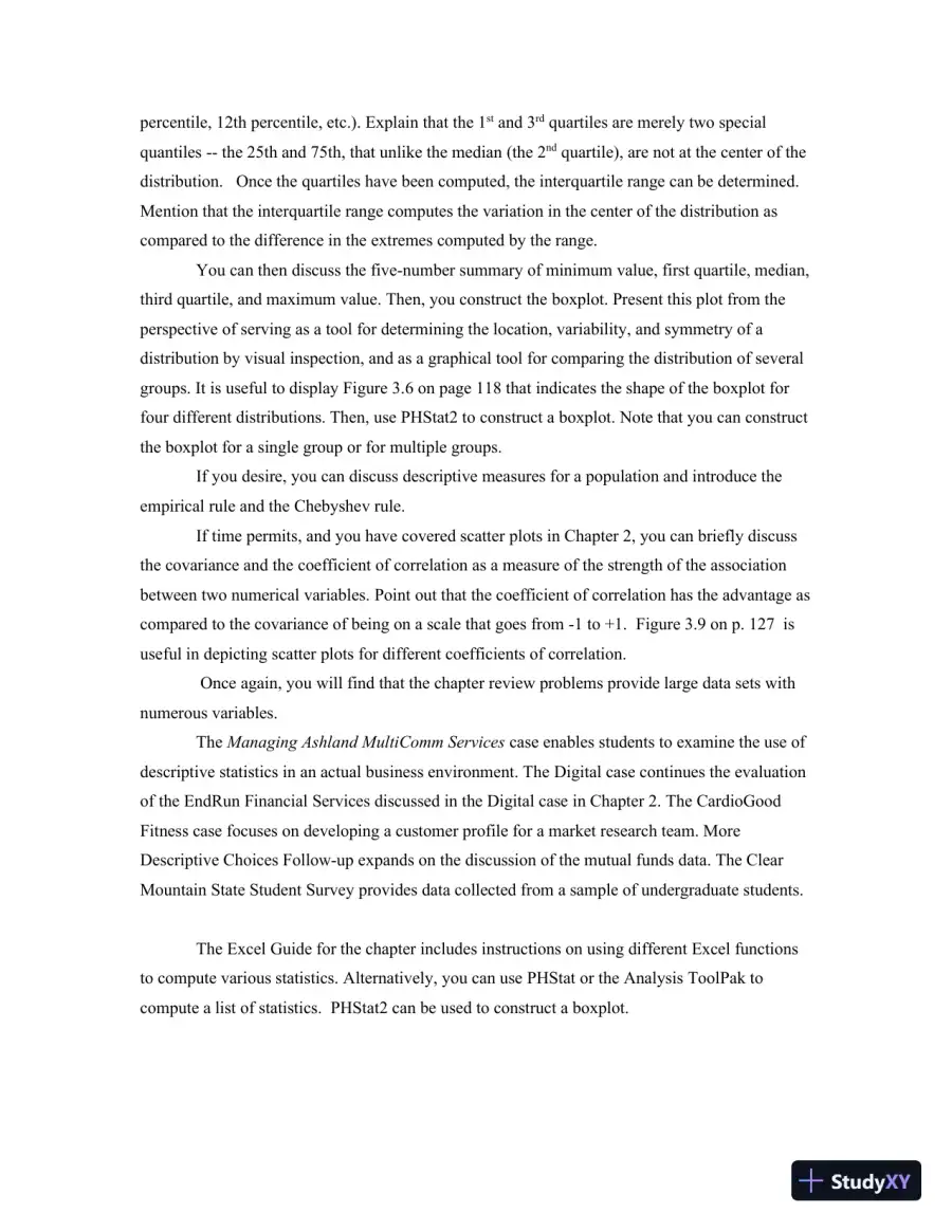Statistics for Managers Using Microsoft Excel 8th Edition Solution Manual, page 15