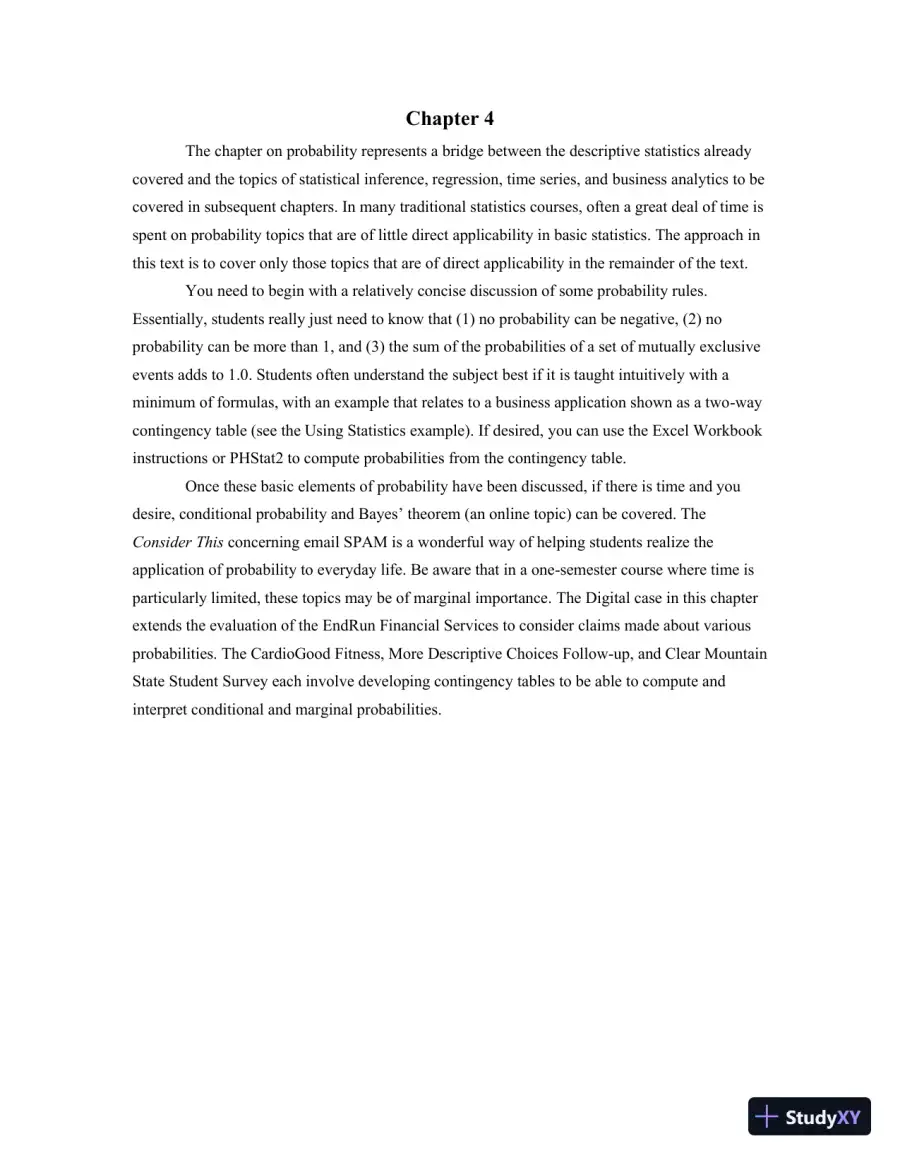 Statistics for Managers Using Microsoft Excel 8th Edition Solution Manual, page 16