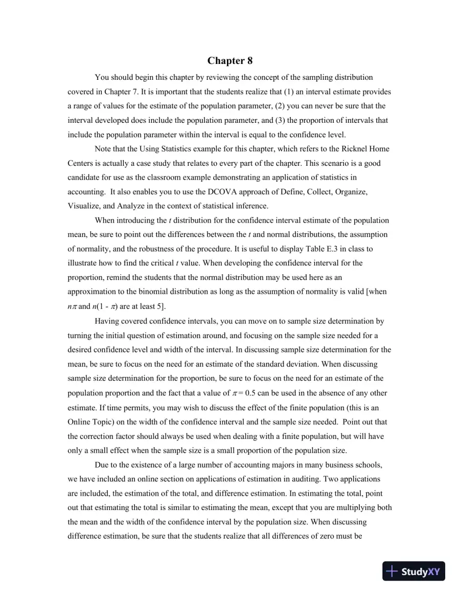 Statistics for Managers Using Microsoft Excel 8th Edition Solution Manual, page 22