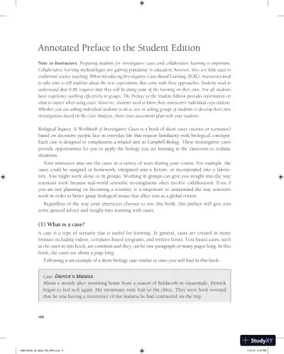 Solution Manual for Campbell Biology, 11th Edition - Page 3 preview image