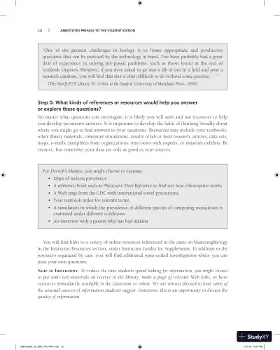 Solution Manual for Campbell Biology, 11th Edition - Page 7 preview image