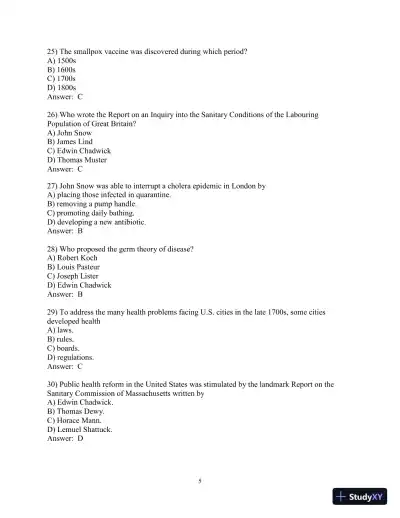 Test Bank for Principles and Foundations of Health Promotion and Education, 7th Edition - Page 16 preview image