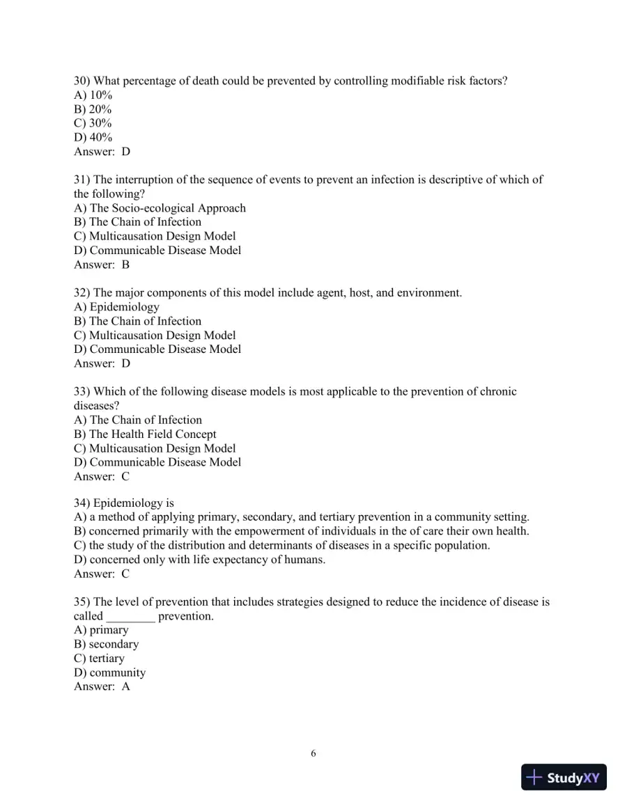 Test Bank for Principles and Foundations of Health Promotion and Education, 7th Edition, page 7