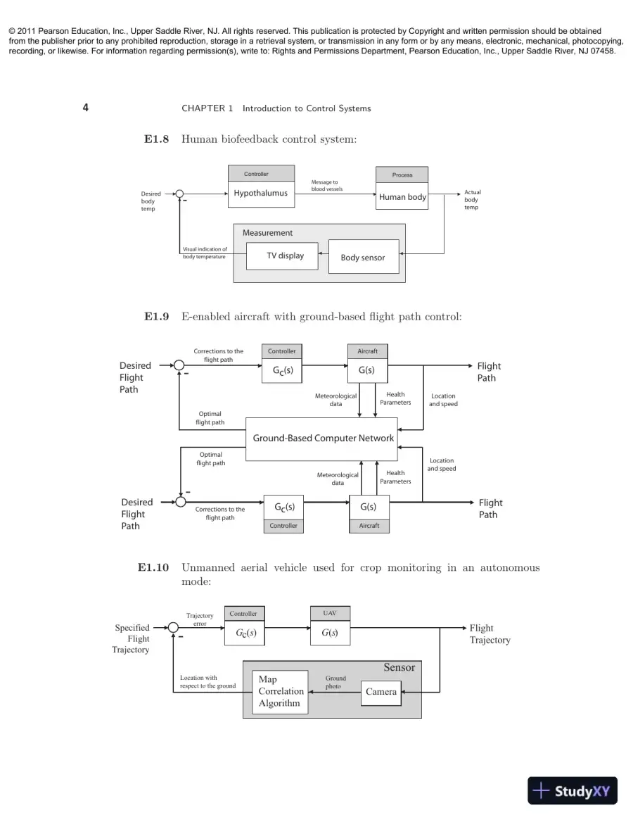 Solution Manual For Modern Control Systems, 12th Edition, page 5
