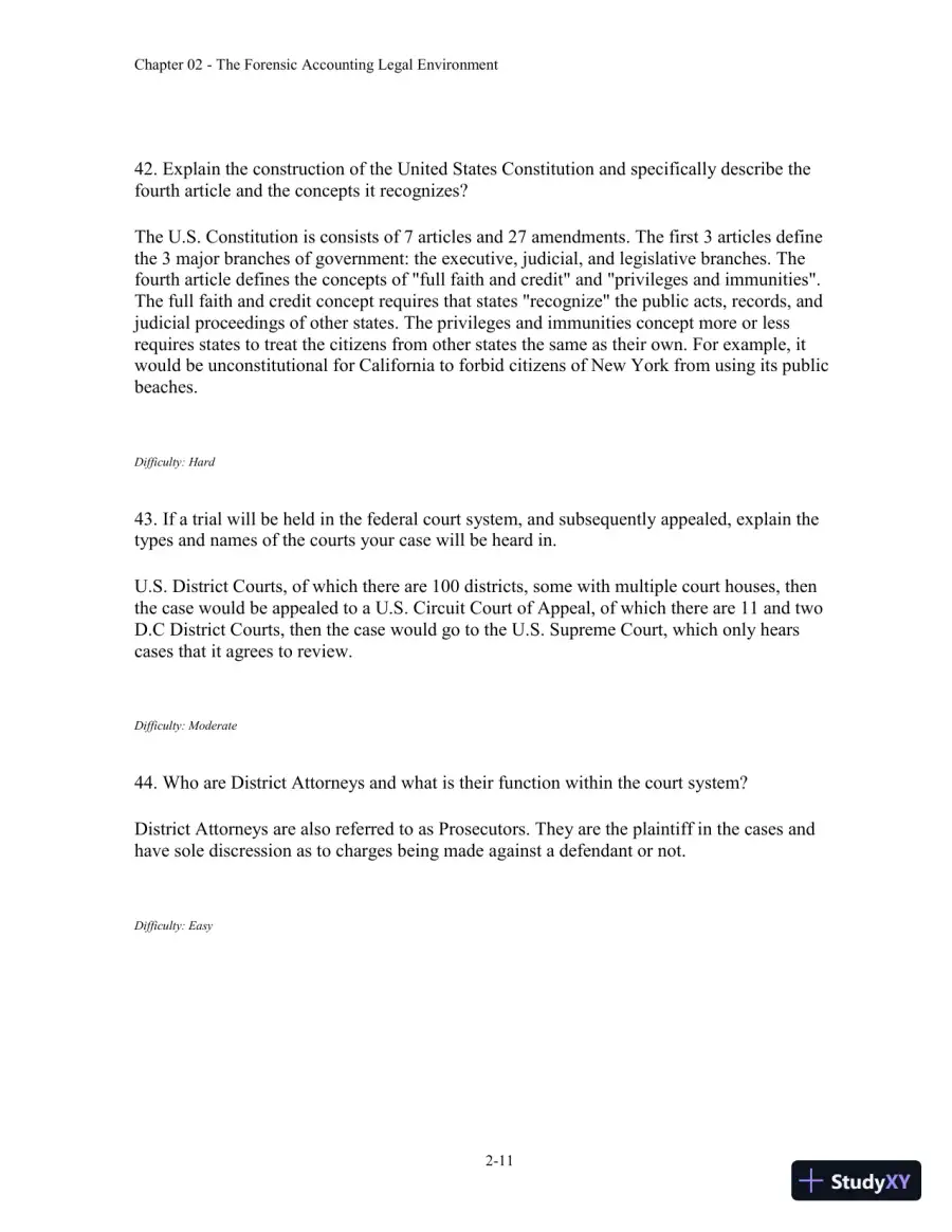 Forensic Accounting and Fraud Examination, 2nd Edition Test Bank, page 25