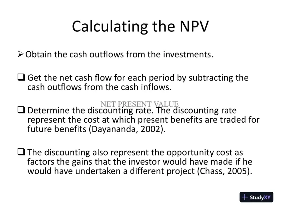 Teaching Net Present Value (NPV) And Future Value (FV) - BUS 401, page 5