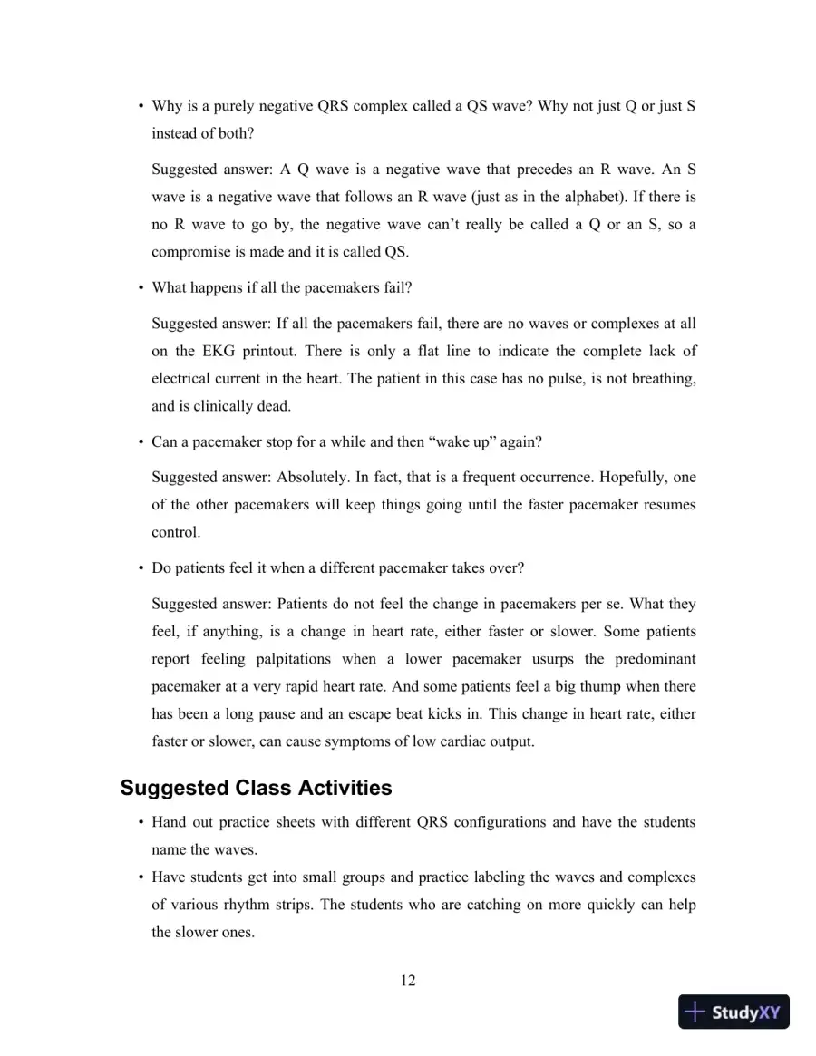 EKG Plain and Simple, 4th Edition Class Notes, page 13