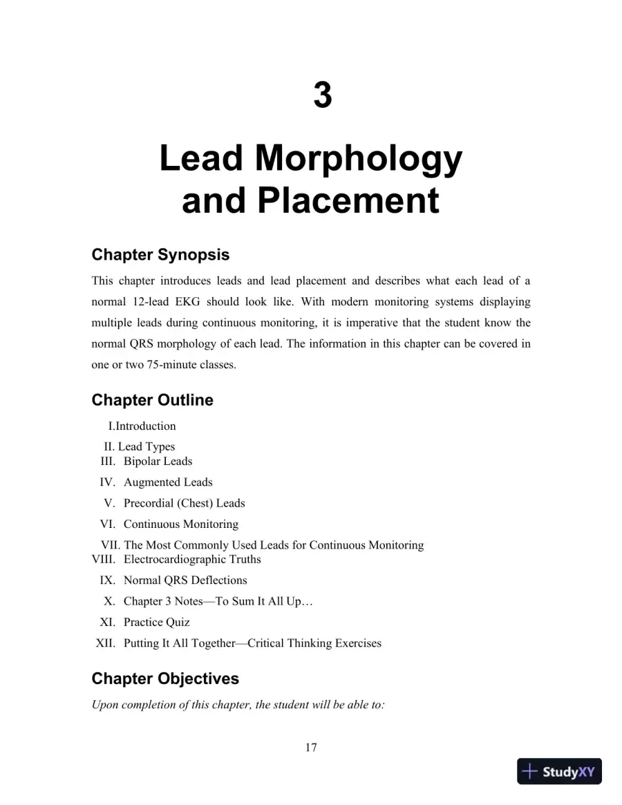 EKG Plain and Simple, 4th Edition Class Notes, page 18