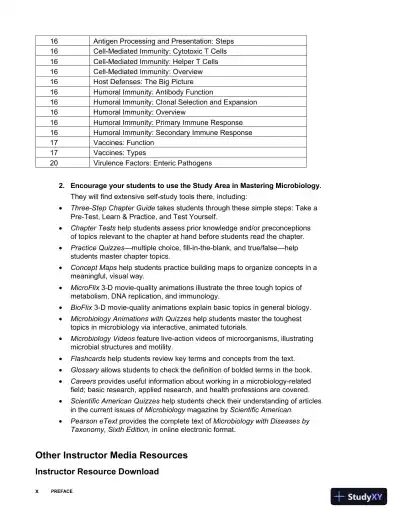 Test Bank For Microbiology with Diseases by Taxonomy, 6th Edition - Page 10 preview image