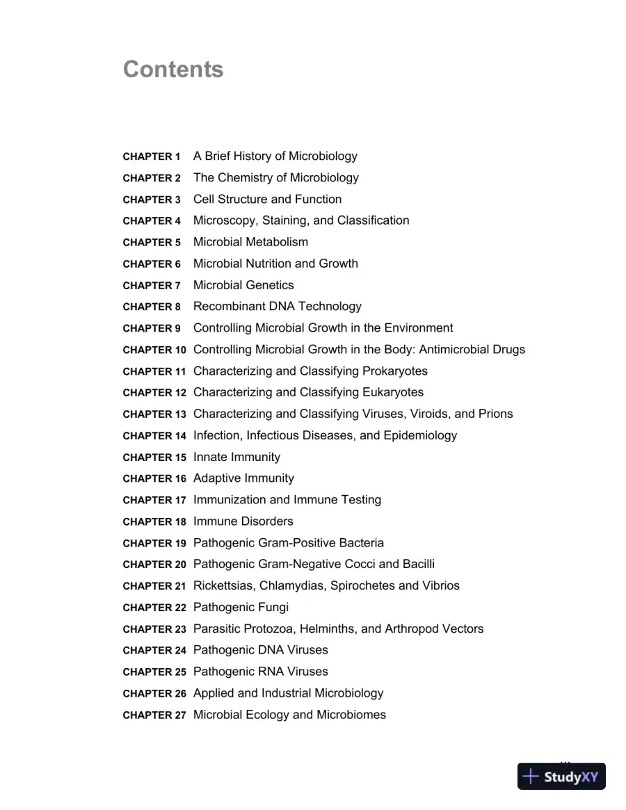 Test Bank For Microbiology with Diseases by Taxonomy, 6th Edition, page 3