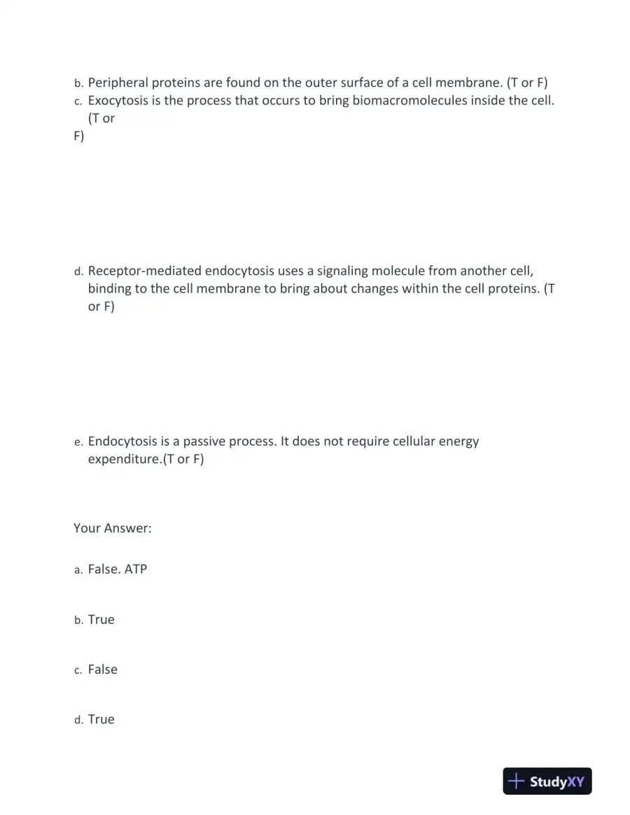 BIOD210 Anatomy and Physiology Final Exam With Answers (23 Solved Questions), page 4