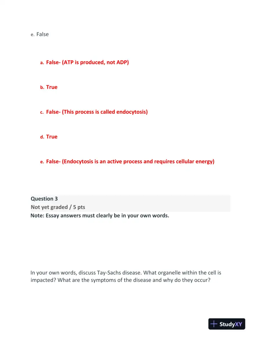 BIOD210 Anatomy and Physiology Final Exam With Answers (23 Solved Questions), page 5