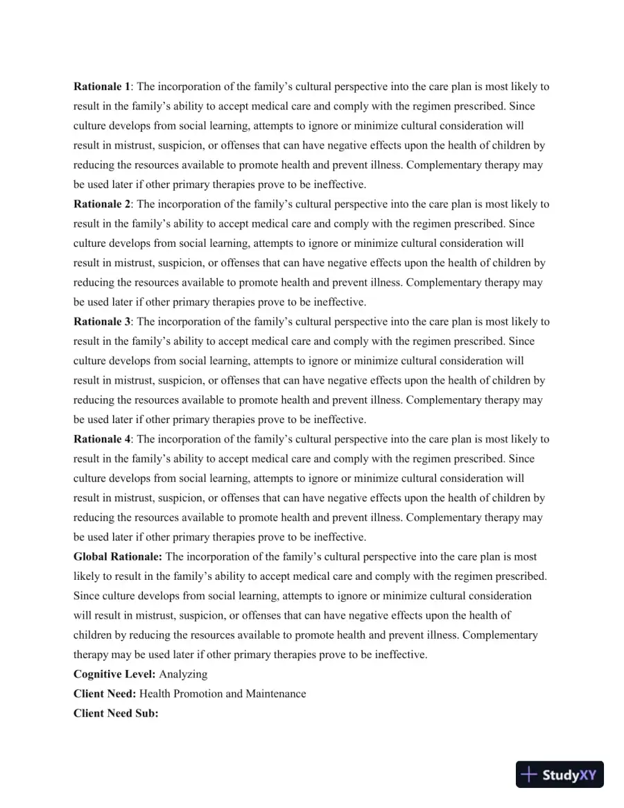 Test Bank For Principles Of Pediatric Nursing: Caring For Children, 6th Edition, page 7