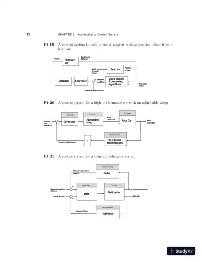 Solution Manual for Modern Control Systems, 13th Edition - Page 13 preview image