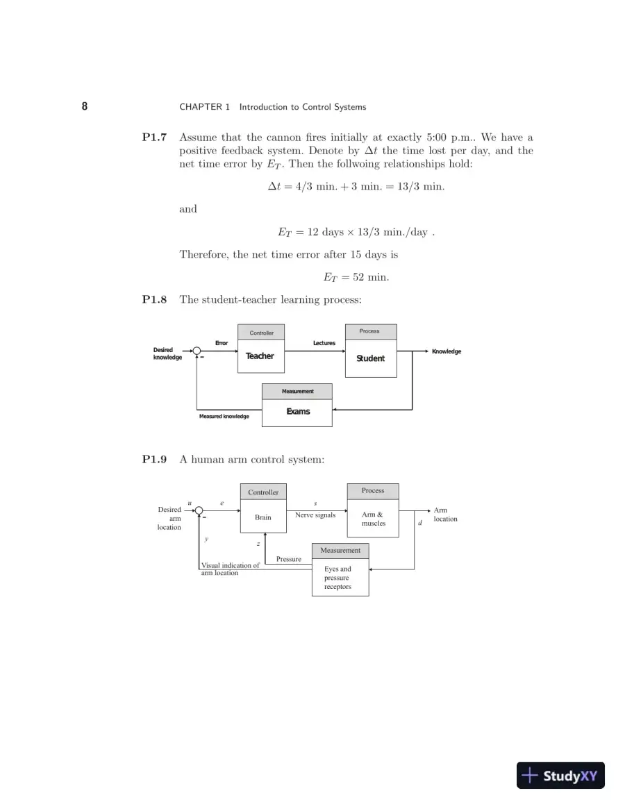 Solution Manual for Modern Control Systems, 13th Edition, page 9