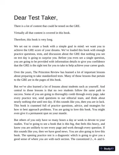 Princeton Review GRE Premium Prep, 2023: 7 Practice Tests + Review and Techniques (2022) - Page 14 preview image