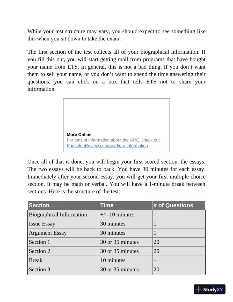 Princeton Review GRE Premium Prep, 2023: 7 Practice Tests + Review and Techniques (2022), page 24