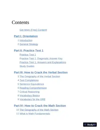 Princeton Review GRE Premium Prep, 2023: 7 Practice Tests + Review and Techniques (2022) - Page 7 preview image