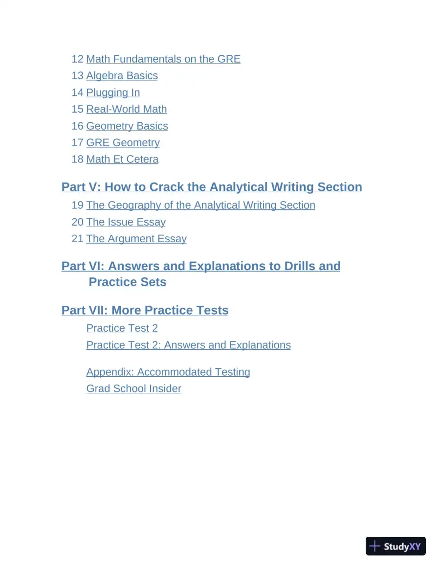 Princeton Review GRE Premium Prep, 2023: 7 Practice Tests + Review and Techniques (2022), page 8