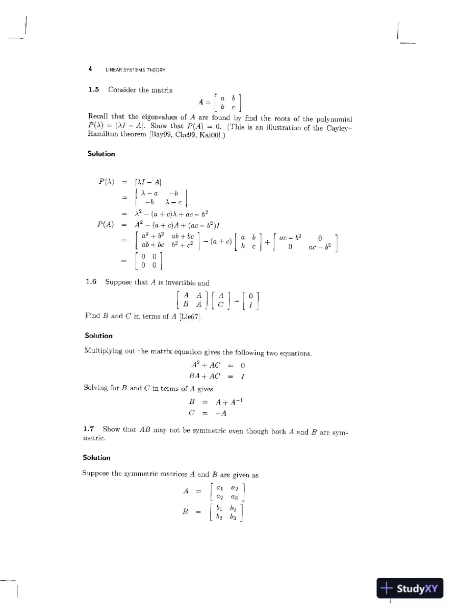 Solution Manual For Optimal State Estimation: Kalman, H Infinity, and Nonlinear Approaches, 1st Edition, page 9