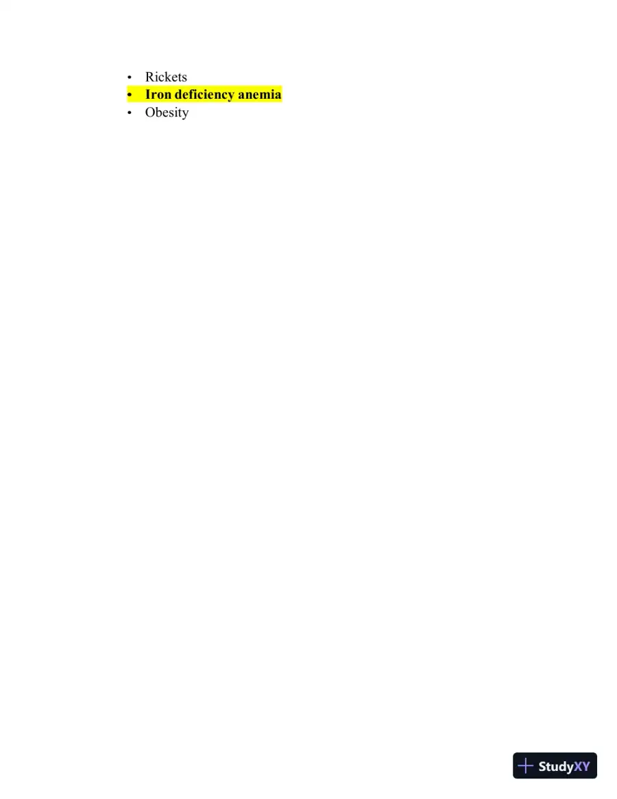 ATI Pediatrics Final Exam Study Guide with Answers (99 Solved Questions), page 5