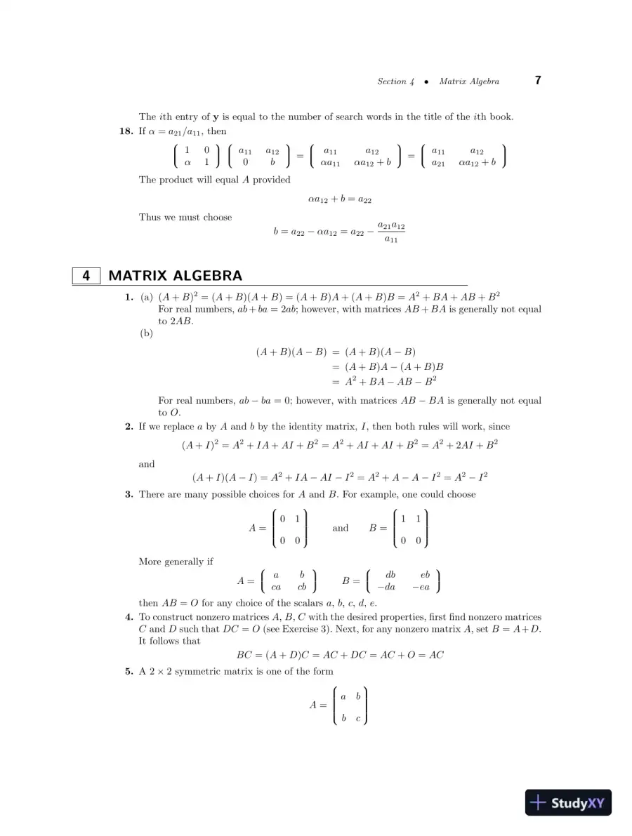 Solution Manual for Linear Algebra with Applications, 10th Edition, page 12