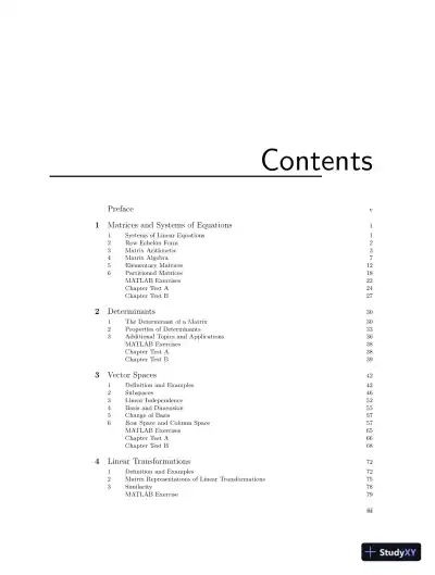 Solution Manual for Linear Algebra with Applications, 10th Edition - Page 3 preview image